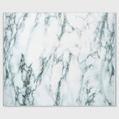 暗いターコイズ静脈大理石の外観 ラッピングペーパー (フラット)