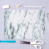 暗いターコイズ静脈大理石の外観 薄葉紙 (クラフト)