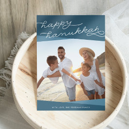 暗いティール（緑がかった色）ジオスクリプト |ハヌカー写真 シーズンカード