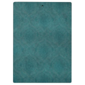 暗いティール（緑がかった色）パターン背景 クリップボード (裏面)