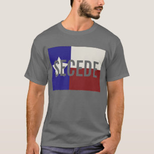 暗いテキサス州はTシャツを脱退させます Tシャツ