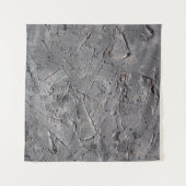 暗いテクスグランジチャの背景、ひび割れた石の壁 タペストリー (正面(横))