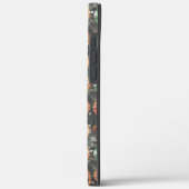 暗いテクスチャの色付き円 Case-Mate iPhoneケース (裏面 / 左)