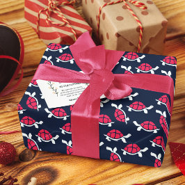 暗いテーマカメの漫画 ラッピングペーパー