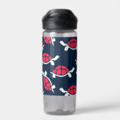 暗いテーマカメ ウォーターボトル (背面)