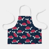 暗いテーマカメ エプロン (正面)