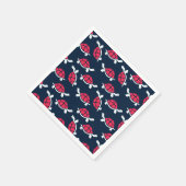 暗いテーマカメ スタンダードカクテルナプキン (角)