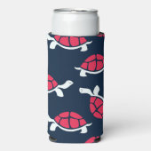 暗いテーマカメ スリム缶クーラー (Seltzer正面)