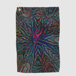 暗いデジタル錆び素朴なエンボスストロークth ゴルフタオル