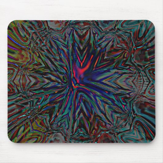 暗いデジタル錆び素朴なエンボスストロークth マウスパッド (正面)