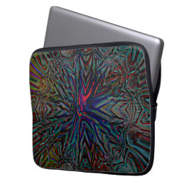 暗いデジタル錆び素朴なエンボスストロークth ラップトップスリーブ