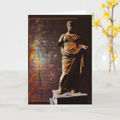 暗いデメータ カード (黄色い花)