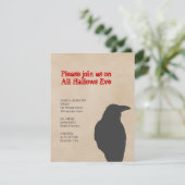 暗いトビイロウの羊皮ハローウィンパーティ 招待状 (スタンド正面)