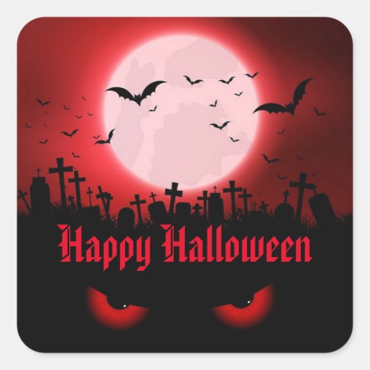 暗いナイトウォッチャー スクエアシール (正面)