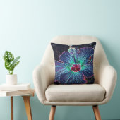 暗いハイビスカス クッション (椅子)