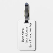 暗いハイビスカス ラゲッジタグ (裏面縦)