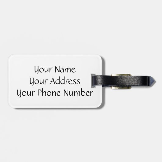 暗いハイビスカス ラゲッジタグ (裏面横)