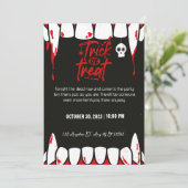 暗いハローウィンパーティ 招待状 (スタンド正面)