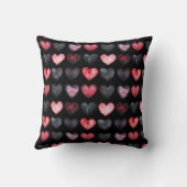 暗いハート装飾用クッション クッション (裏面)