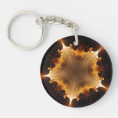 暗いハート キーホルダー (正面)