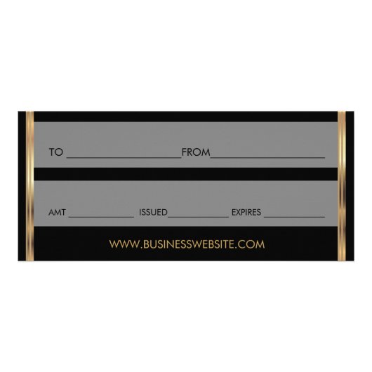 暗いバラ💋唇のギフト証明書 ラックカード (裏面)