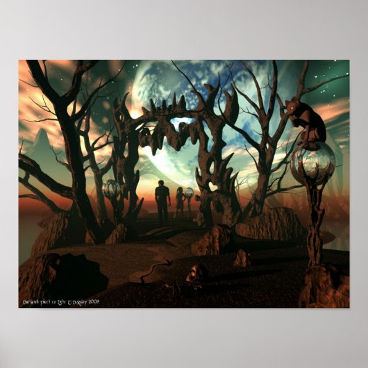 暗いパスから光 ポスター (正面)