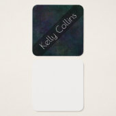 暗いパーソナライズされた抽象芸術グランジアートメッセージノート (正面&裏面)