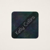 暗いパーソナライズされた抽象芸術グランジアートメッセージノート (正面)