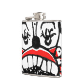 暗いピエロのスケッチ フラスク (左)