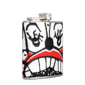 暗いピエロのスケッチ フラスク (右)