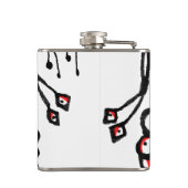 暗いピエロのスケッチ フラスク (裏面)