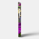 暗いピンクの花の提督の蝶 Case-Mate iPhoneケース (裏面 / 左)