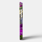 暗いピンクの花の提督の蝶 Case-Mate iPhoneケース (裏面 / 左)