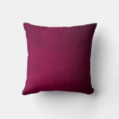 暗いピンクの革プラシ天の装飾用クッション クッション (裏面)