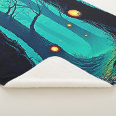 暗いファンタジーの森の謎 シェルパブランケット (3/4)