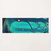 暗いファンタジーの森の謎 ヨガマット (裏面(横))