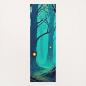 暗いファンタジーの森の謎 ヨガマット (裏面)