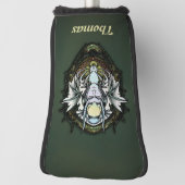 暗いファンタジーの翼を持つ生き物。 ゴルフヘッドカバー (回転90)