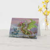 暗いファンタジーアートカード カード (黄色い花)