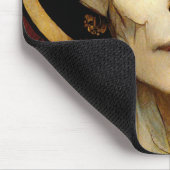 暗いファンタジーゴシックスカル女性2 マウスパッド (コーナー)