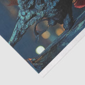 暗いファンタジーゴシックブルーガルゴイレデクページ 薄葉紙 (詳細)