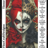 暗いファンタジーゴシック様式クイーンアートDA4Rデコページ 薄葉紙