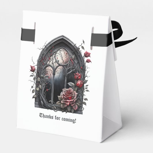 暗いファンタジー城の窓ゴシック結婚ズ フェイバーボックス (裏面サイド)