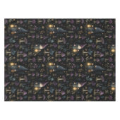 暗いファンタジー格言とキノコ型 テーブルクロス (正面(横))