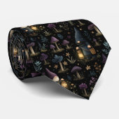 暗いファンタジー格言とキノコ型 ネクタイ (ロール)
