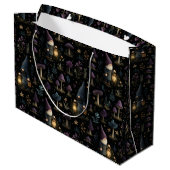 暗いファンタジー格言とキノコ型 ラージペーパーバッグ (裏面アングル)