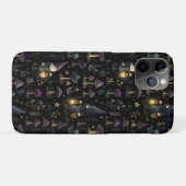 暗いファンタジー格言とキノコ型 Case-Mate iPhoneケース (裏面(横))