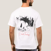 暗いファンタジー超現実的な風景 Tシャツ (裏面)