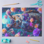 暗いフローラフクロウ 薄葉紙 (クラフト)