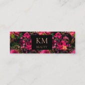 暗いフローラモバイル美しい スキニー名刺 (正面)